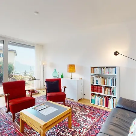 アパート Bright Flat Overlooking Geneva *