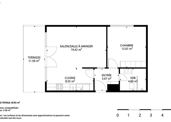 Bright Flat Overlooking Geneva Montreux